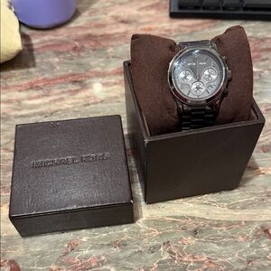Michael Kors Gunmetal Watch